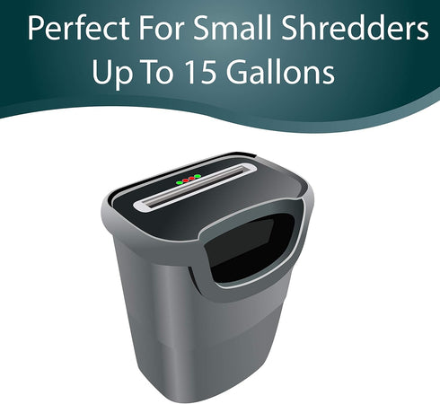 50 Paper Shredder Clear Bags - Perfect Size for Most Paper Shredders up to 15 Gallons...