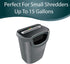 50 Paper Shredder Clear Bags - Perfect Size for Most Paper Shredders up to 15 Gallons...