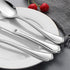 LIANYU 20-Piece Silverware Cutlery Set for 4, Stainless Steel Flatware Eating Utensils Set with Scalloped Edge, Include Knife Fork Spoon, Dishwash...