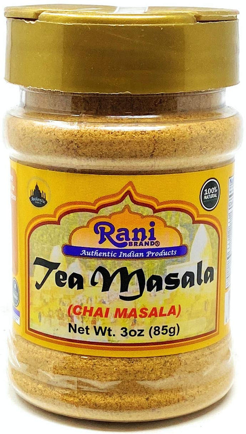 Rani Tea (Chai) Masala Indian Spice Blend 3oz (85g) PET Jar ~ All Natural | Vegan | Gluten Friendly | Salt & Sugar Free | NON-GMO | No Colors | In...