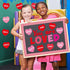 You are Loved Valentine's Day Bulletin Board Valentine's Day Cutouts with Motivational Positive Sayings Bulletin Cardboar for Classroom School Nur...