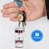 Dynamic Liquid Timers Key Chain Set, Colorful Motion Bubbler Timekeeper Key Chain, Liquid Hourglass Keychains...