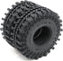 2pcs RC 1.9 Mud-Terrain Tires Tyres Height 121mm/4.75inch for 1/10 Redcat Gen8 / Traxxas TRX-4 / RC4WD D90 TF2 / Tamiay CC01 / Axial SCX10 90047 S...