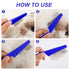 2 Packs Pet Hair Comb, 2 in 1 New Pet Comb Multifunctional Pet Hair Comb Pet Hair Comb Flea and Tear Stain Removal Pet Comb for Grooming and Dehai...