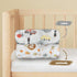 2 Pack Crib Sheets for Girls Boys, 38" x 26" Portable Pack N Play Sheets Fitted for Pack and Play Mattress and Mini Crib Mattress, Ultra Soft Cart...
