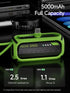 MOVE SPEED Portable Charger 5000mAh, PD 20W & QC 22.5W Fast Charging, Foldable Type-C Plug, with Built-in Cable, 18W Input, Power Bank Compatible ...