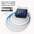 Solar Strip Lights Outdoor LED Outdoor Tape Lights Waterproof 20FT 180LED Rope Cuttable for Wrap Outside Pool Christmas Back Lighting Stair Step (...