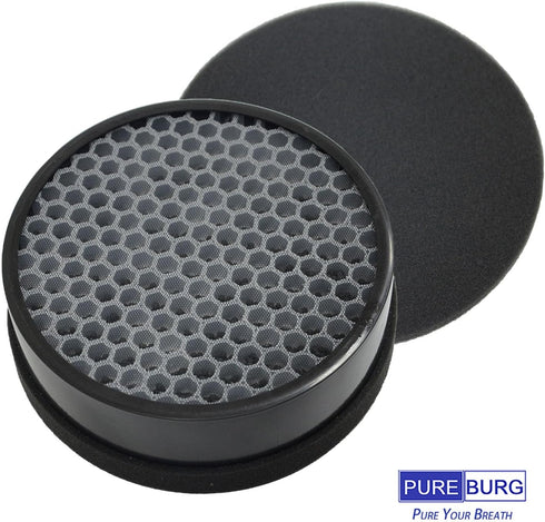 PUREBURG Replacement Filter Compatible with GENIANI G-2000-FL & TCL CISNO iHome KJ65F-A1 KJ65F-A2 Air Purifiers,2-Pack H13 HEPA Activated Carbon P...