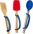 Navy Silicone Universal Cuff, Large to X-Large Hands, Fits Adaptive Eating and Weighted Utensils, Foam Tubing, Thick Easy Grip Handles, Grooming, ...