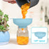 Wide Mouth Kitchen Funnel, Food Grade Plastic Cooking Canning Funnel with 4 Sizes Spouts for Filling Wide and Regular Mason Jars, Spray Dropper Oi...