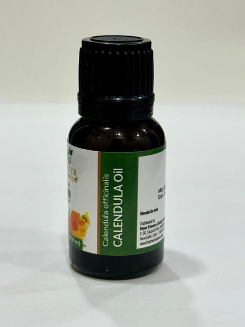 Calendula | Pot Marigold Oil 15 ML (0.51 Fl.OZ) | 100% Pure Natural Undiluted Uncut Therapeutic Grade Calendula Officinalis Carrier Oil...