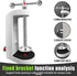 Adjustable Replacement Clamp for Lamps - with Adjustable Screw, Clamps to a Table up to 2.8 inches Thick, mounts lamp securely onto Any Desk, Work...