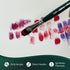 Silver Brush Limited 2528S1/8 Ruby Satin Filbert Grass Comb Brush Fluid and Flow Acrylics, Size 1/8 Inch, Short Handle...