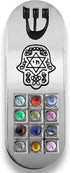 TALISMAN4U Protection CAR MEZUZAH with Travelers Prayer Scroll Hamsa Hoshen Mezuza from Israel Jerusalem Art Judaica Gift...