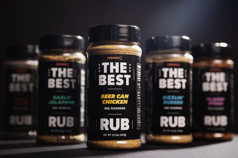 Kosmos Q The Best Beer Can Chicken Rub - BBQ Meat Dry Rub & Beer Can Chicken Seasoning - Use on Baked Chicken, Dumplings, Enchiladas & More (12.2 ...