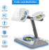 Magnetic Wireless Charger for Apple Magsafe, 15W 3 in 1 Qi Fast Wireless Charging Station Stand for iPhone 14/13/12/ Pro/Pro Max/Mini, Apple Watch...
