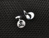 Cufflinks Unique Round Bone and Skull Engraved Cuffs Luxury Shirts Silver Cuff Links for Men...