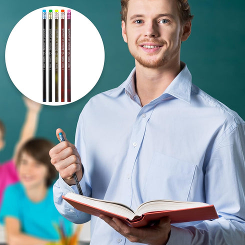 48 Pcs Math Pencils Motivational Encouragement School Pencils I Love Math Inspirational Pencils for Teachers School Classrooms Reward Birthday Par...