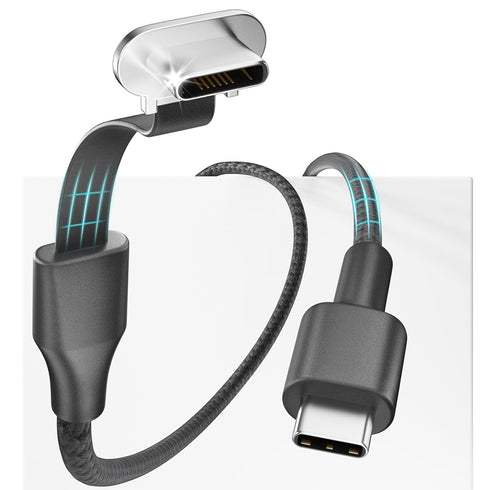 USB C Charger Cable,60W 6ft Type C Charging Cable,Flat 90-Degree C-Port,Type C Fast Charging with L Design Right Angle Seamless Charging for iPhon...