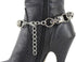 TFJ Women Boot Bracelet Chains Bling Metal Skeleton Skulls Western Fashion Anklet Shoe Charm Silver...