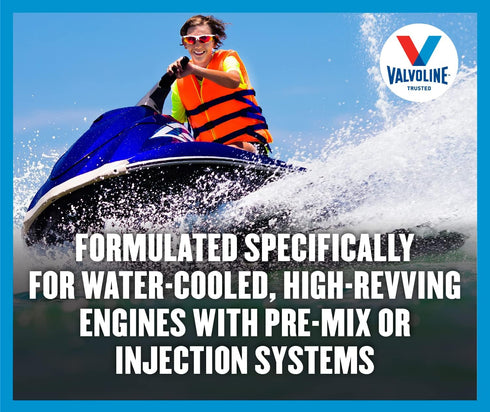 Valvoline 2-Cycle Marine TCW-3 Motor Oil 1 QT...