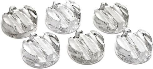 Trademark Innovations Glass Fermentation Pickling Jar Weights, Groove Grip Style (Set of 6)...