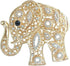 Sindary Unique Animal Elephant Brooch Pin Pendant Rhinestone Crystal BZ5102...