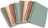Yansanido Spiral Notebook, 8 Pcs 4 Color A6 Size Thick Plastic Hardcover 7mm College Ruled Paper 80 Sheets (160 Pages) Journal for School and Offi...