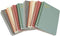 Yansanido Spiral Notebook, 8 Pcs 4 Color A6 Size Thick Plastic Hardcover 8mm Ruled Paper 80 Sheets (160 Pages) Journal for School and Office Suppl...