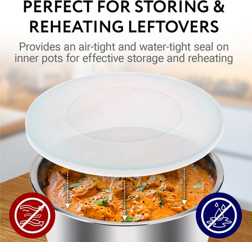IMPRESA 3 Quart Silicone Lid - Instant Pot -Compatible - Insta Pot Pressure Cooker Lid for All Mini 3 Qt Models...