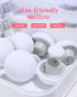 Duvet Pin Duvet Clips 16 Sets,Duvet Button Fasteners with Soft Fabric Material for Quilt, Cushions, Curtains(White)...