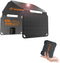 FlexSolar 10W Foldable Solar Chargers 5V USB Small Power Emergency Portable 4 Folds Panels IP67 Waterproof Camping Hiking Backpacking for Phones F...