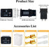 Jayron JR-HM001 Snap in Mechanical Hour Meter Rectangular Hour Meter for DC 6V to 80V Power Equipment Such as Fork Lifts,Golf Carts,Floor Care Equ...