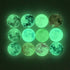20Pcs 35mm Glow in the Dark Glass Moon Lunar Round Dome Glass Cabochons Flatback for DIY Craft Necklace Bracelet Pendant Making...