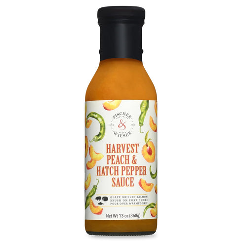 Fischer & Wieser Harvest Peach & Hatch Pepper Sauce, 13 Ounce (Pack of 2)...