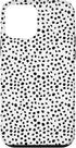 iPhone 12 mini Popular Dalmatian Pattern, White w Brush Stroke Black Spots Case...