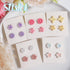 Mini Polymer Clay Cutters - 18 Pcs Clay Cutters for Polymer Clay Jewelry, Daisy Flower Polymer Clay Jewelry Cutters, Small Stud Earrings Polymer C...