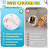 2024 Upgraded Baby Bath Toys, Light up Bath Toys for Kids 1-3 Babies 6-12 12-18 Months, Whale Sprinkler Spray Water Pool Bathtub Toys Toddlers Inf...