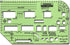 Rapidesign House Furnishings Template, 1/8 Inch = 1 Foot Scale, 1 Each (R714A)...
