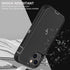 for iphone 13 Mini Case, Military Grade 3 in 1 Heavy Duty Shockproof/Drop Proof/Dust Proof Case with 2Pcs Tempered Glass Screen Protector (Black/G...