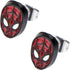 Officially Licensed Hypoallergenic Marvel Comics Girls Spider Man Base Metal Face Stud Earrings, Red, One Size...