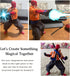 (Assembed 3D Printed 5.54'' Dummy13 Action Figure, Multi-Jointed Tian13, Articulated T13 Desktop Decoration,12 in 1 d13 Accessories Best Birthday ...