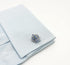 Royal Crown Blue Crystal Cuff Links for Men Lady in Gift Box Unisex Cufflinks for Business Wedding Anniversary Dress...
