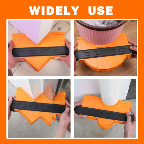 Zozen Contour Gauge with Lock, 2 Pack Contour Gauge Profile Tool, Contour Gauge Duplicator 10'' and 6'', Measure Copy Tool, Cool Gadgets for Men, ...