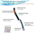 Hard Bristle Crevice Cleaning Brush, Grout Brush, Cleaning Brushes Small Spaces, Crevice Cleaning Brushes for Household Use, especially for Slidin...
