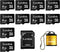 Factory Wholesale Micro SD Card 4GB Pack of 10 in Bulk Micro SDHC with SD Adapter Produced by Authorized Licencee(4GB)...