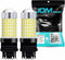 JDM ASTAR Extremely Bright 144-EX Chipsets 3056 3156 3057 3157 LED Bulbs with Projector for Backup Reverse Lights, Xenon White...