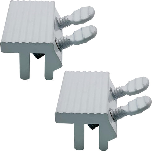 NU-SET Lock | Sliding Window Lock | Double Thumb Screw Window Lock for Window Security | Home Improvement & Door Hardware, 2 Packs, White...