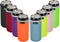 Beautyflier Pack of 8 Anti-Slip 12oz Slim Energy Drink Insulator Sleeves Embossed Neoprene 3mm Thick Collapsible Slim Drink Can Cover for BBQ Camp...