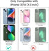 Ruky for iPhone 13 Case & iPhone 14 Case, Glitter Liquid Full Body Rugged Cover with Built-in Screen Protector Soft TPU Shockproof Girls Women Cas...